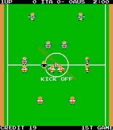 une photo d'Ã©cran de Exciting Soccer sur Arcade